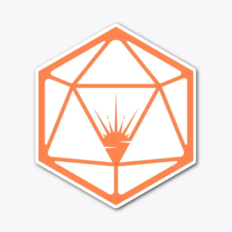 Orange Forge Logo Sticker